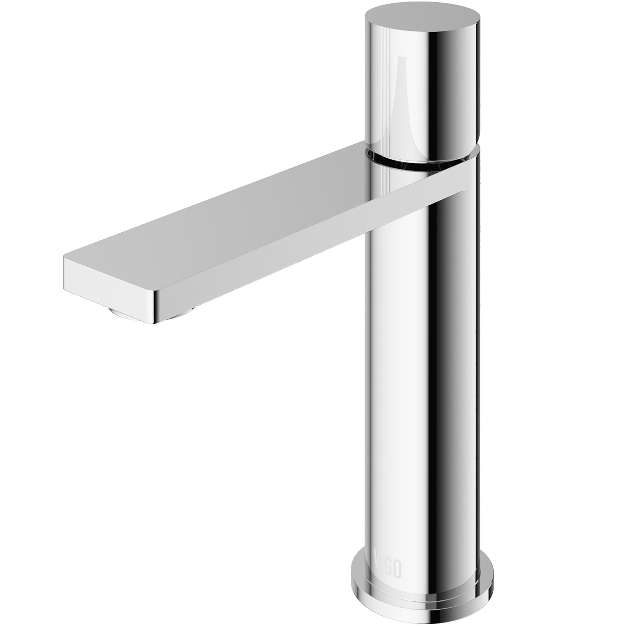 Halsey Chrome Single-Handle Bathroom Faucet with Premium Finish