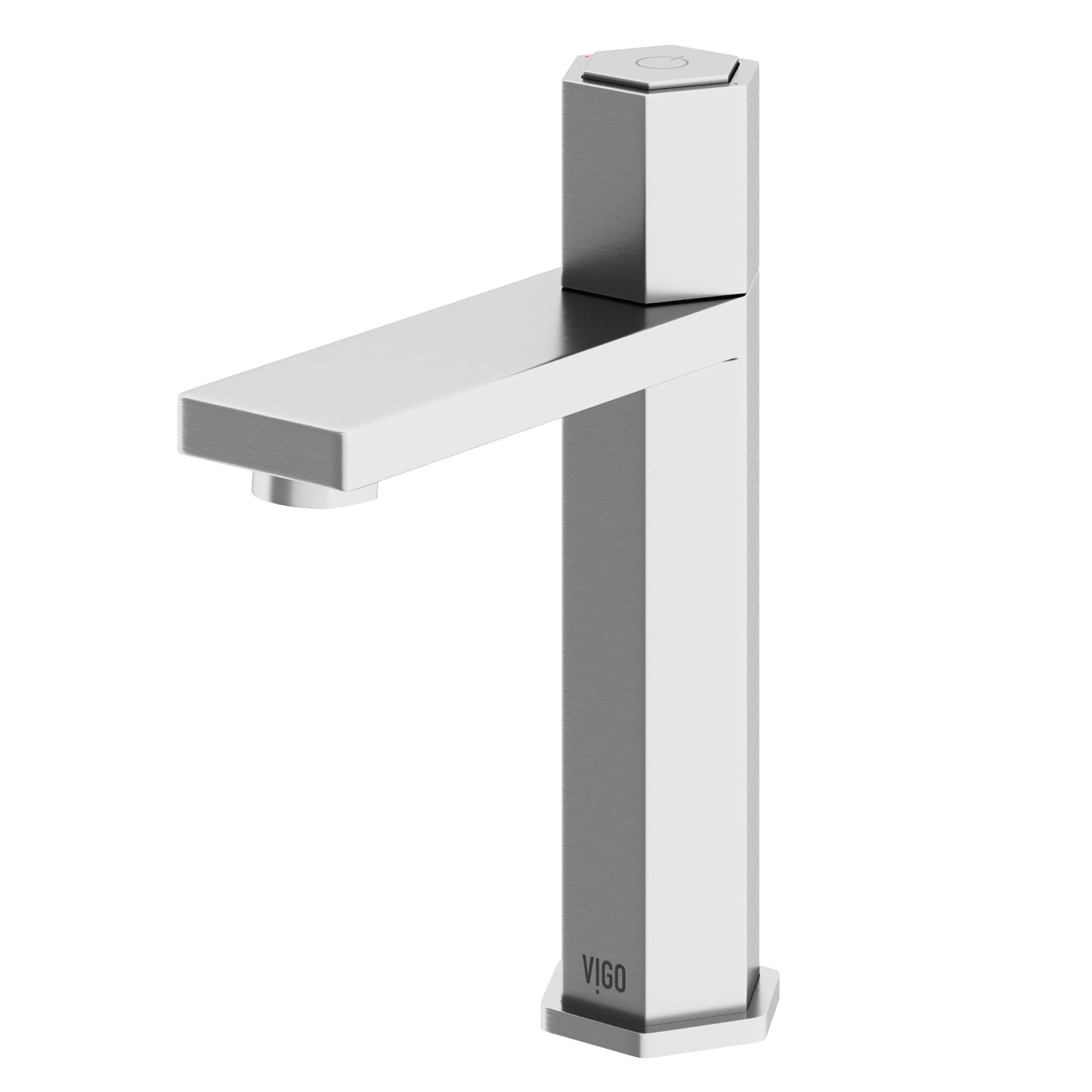 Nova 8" H Single Handle Single Hole Bathroom Faucet