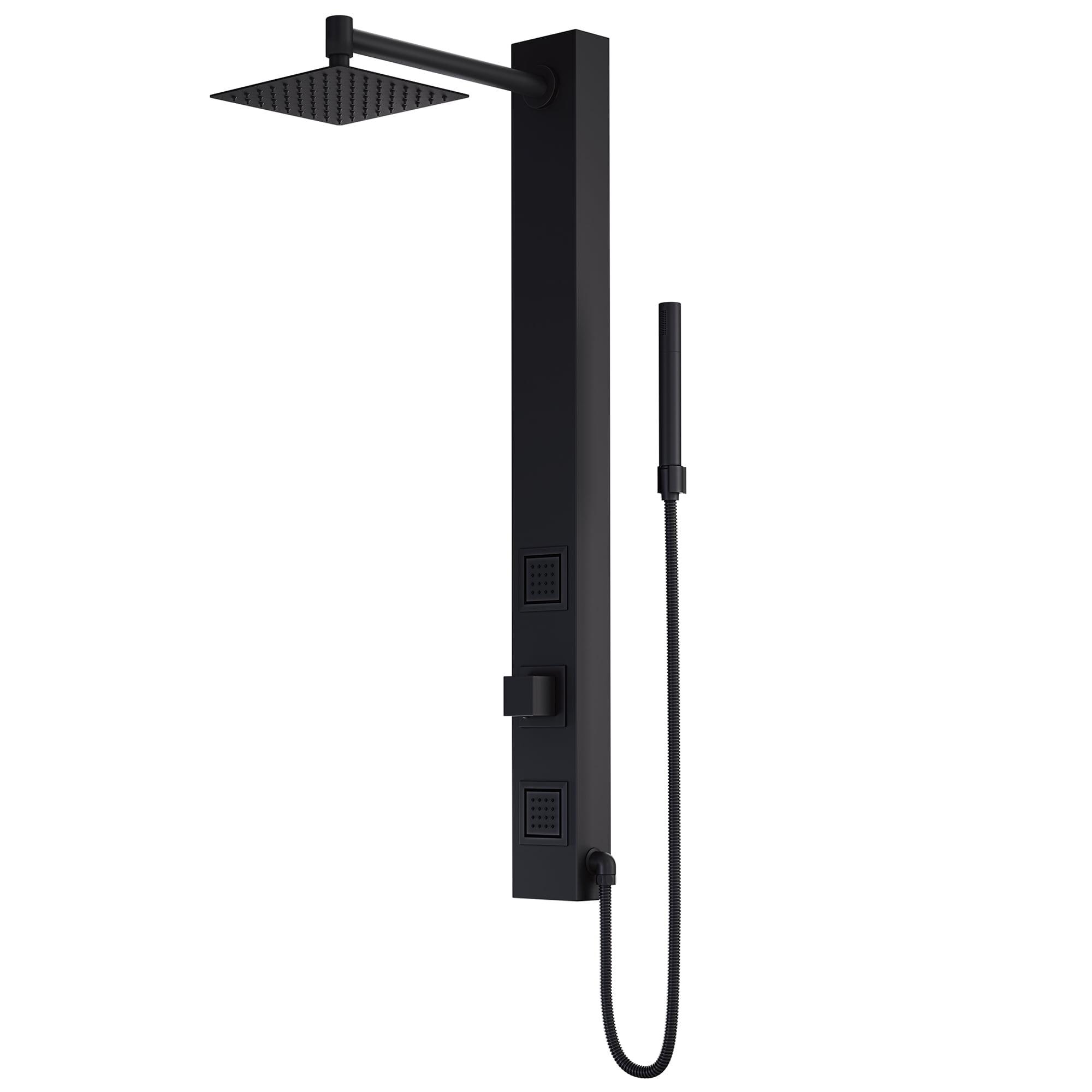 Orchid 39" H X 4" W 2-Jet Shower System with Hand Wand - Requires existing shower head connection