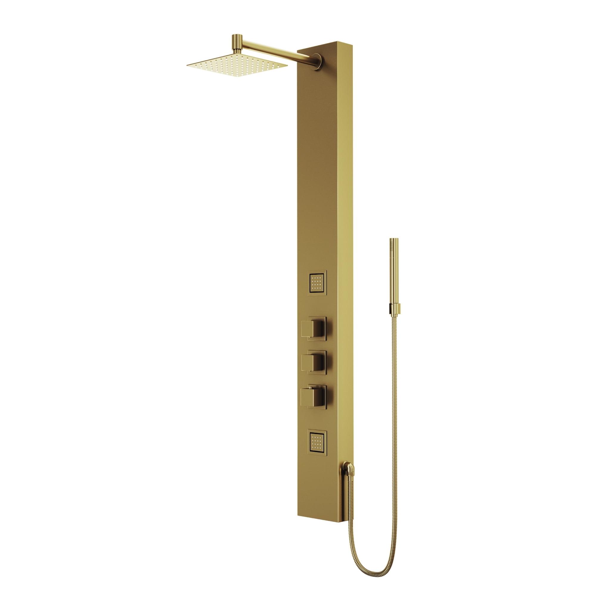 Rector 55" H X 6" W EZDivert™ 2-Jet Shower System with Hand Shower Wand and Adjustable Shower Head