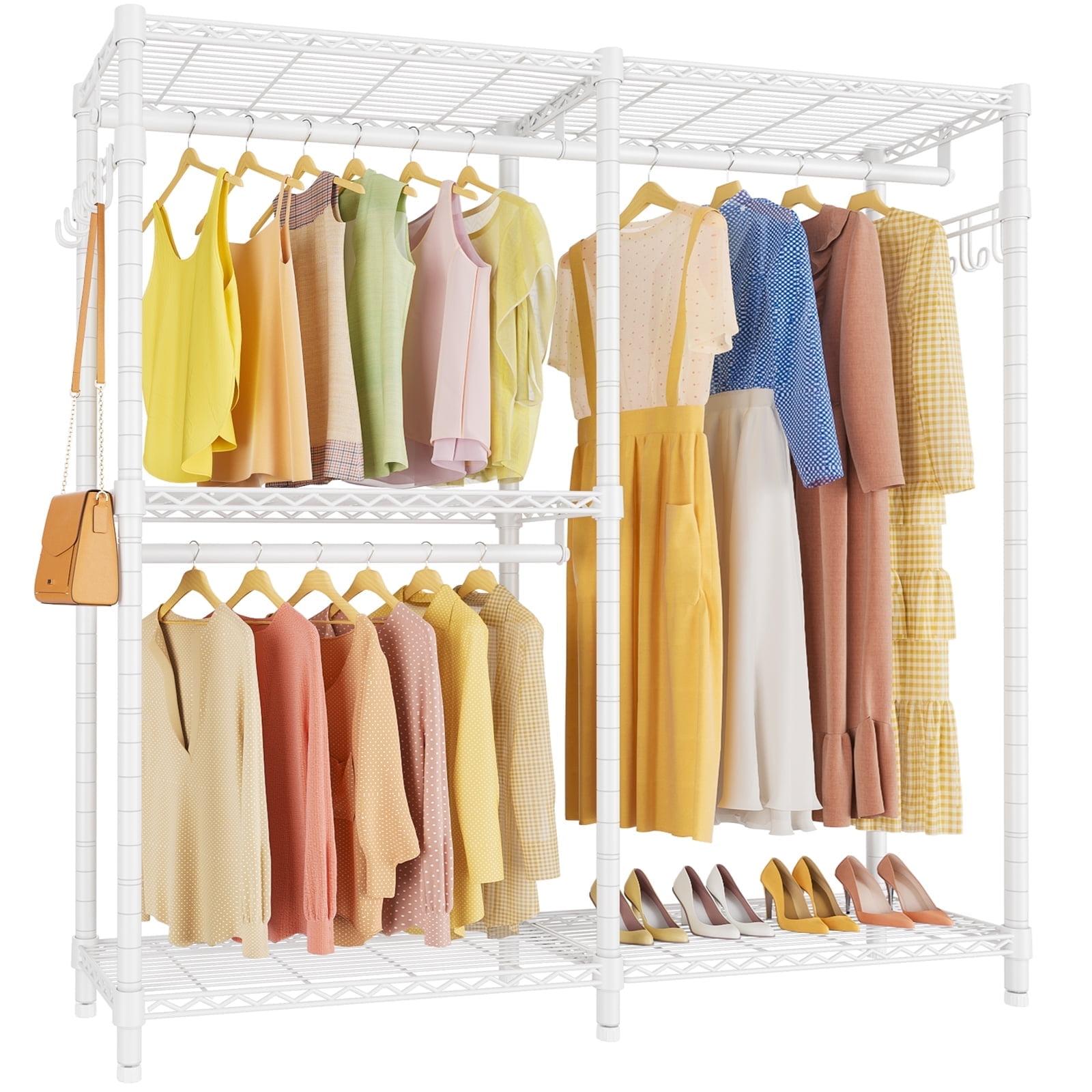 VIPEK V4s Garment Rack Bedroom Armoires Compact Freestanding Closet Storage Organizer, White