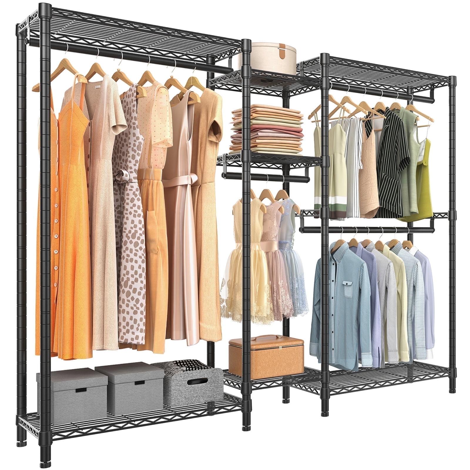 VIPEK Classic V6 Medium Wire Garment Rack Heavy Duty Clothes Rack, Black