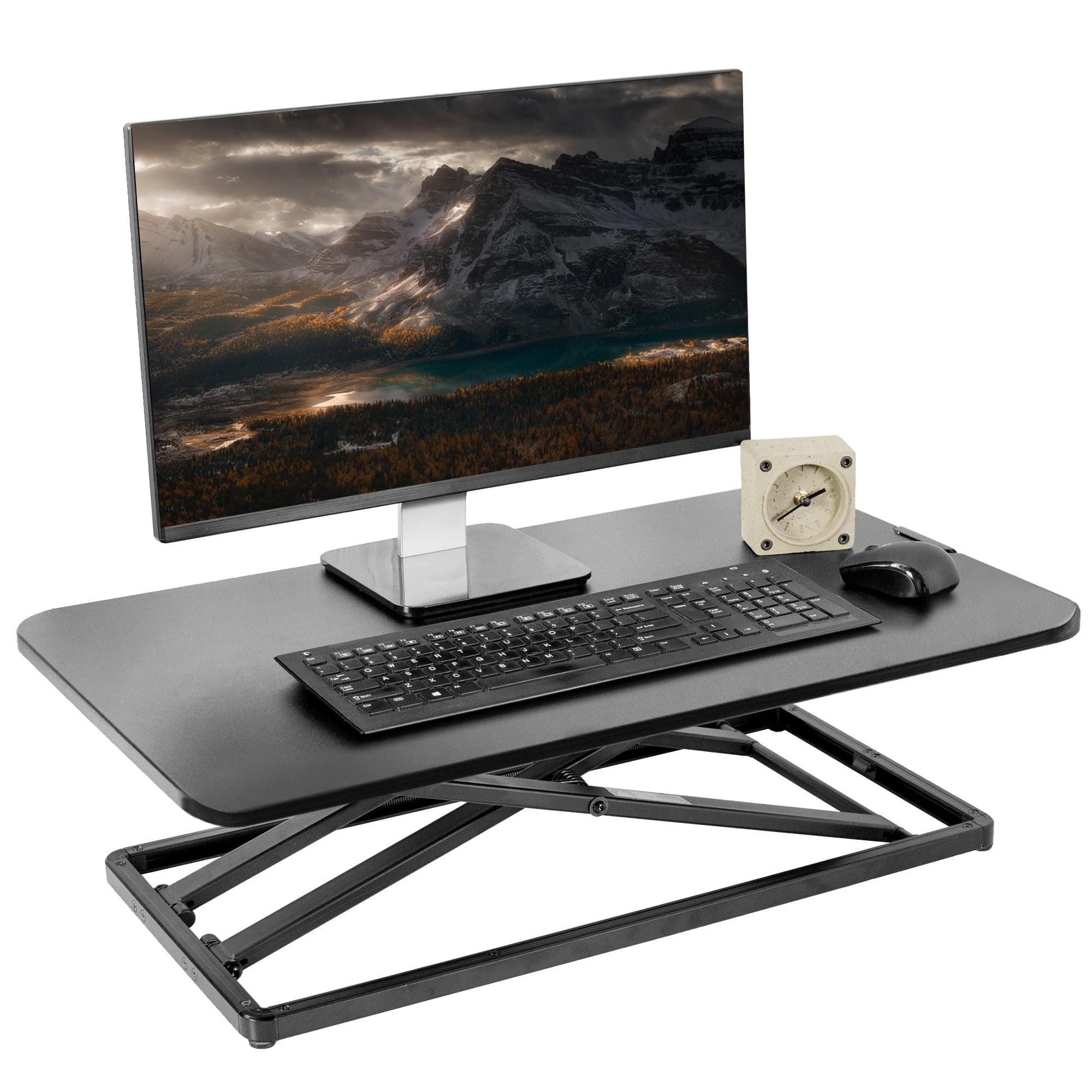 Black Single Top Desk Riser