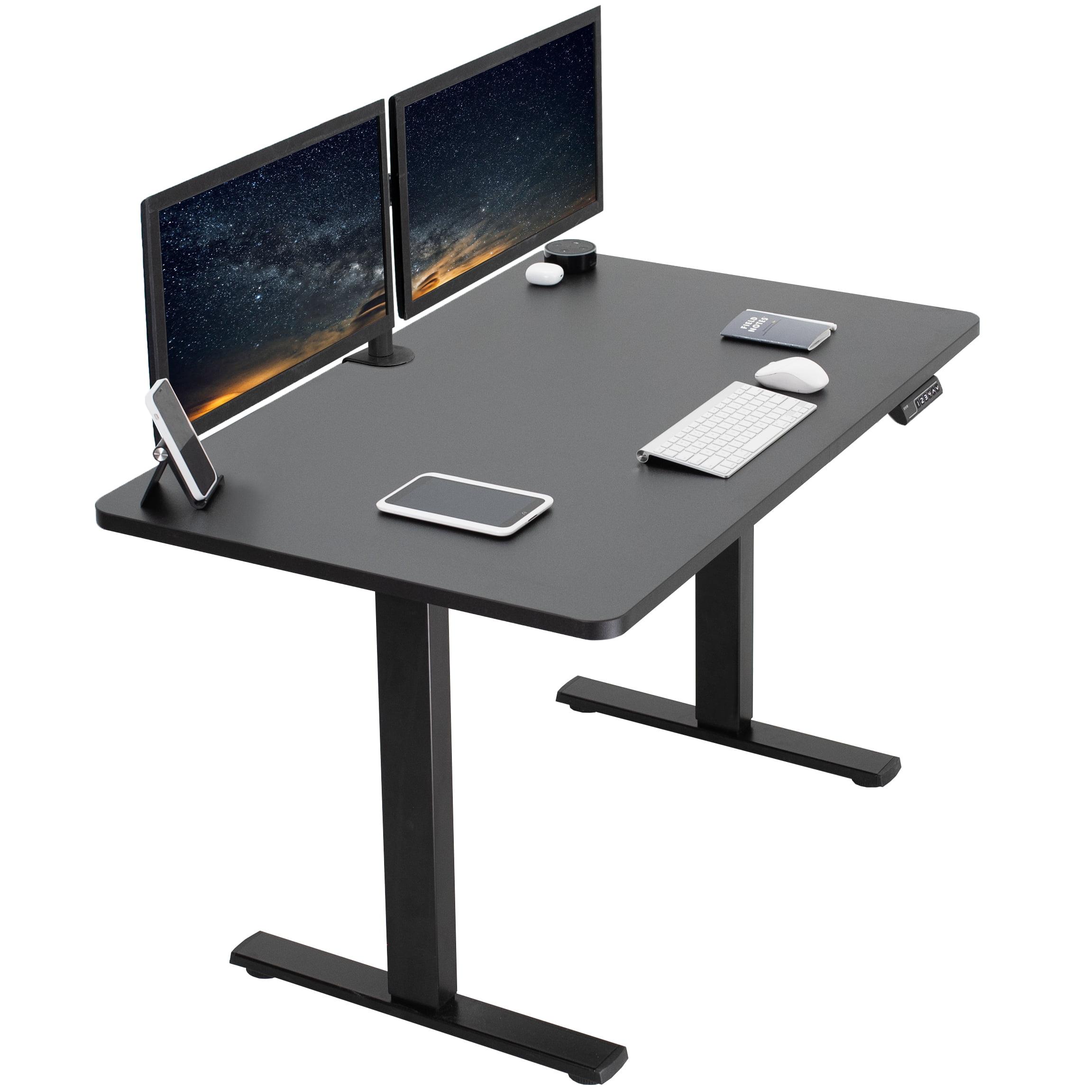 VIVO Single Motor Electric Desk with Push Button Memory Controller