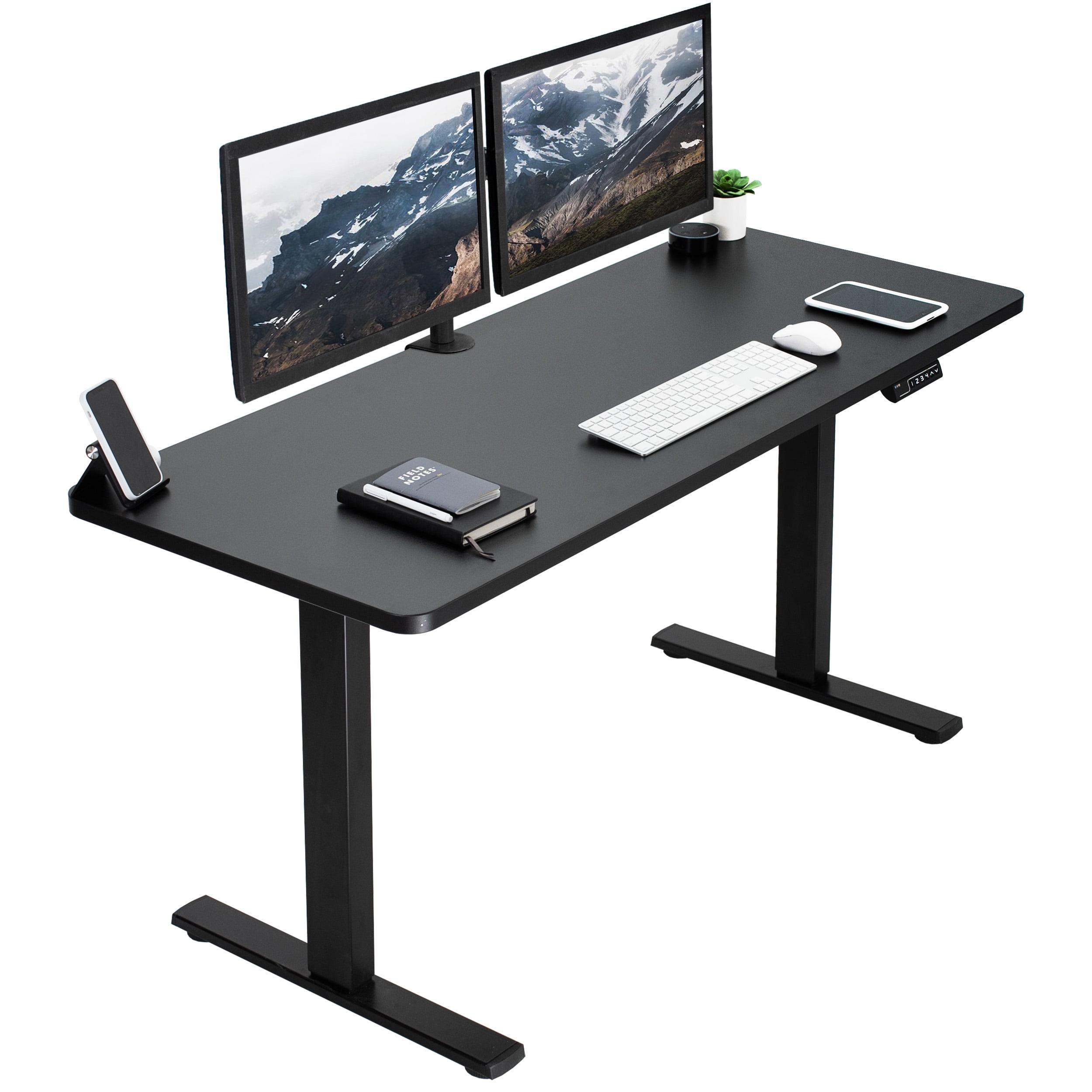 VIVO Single Motor Electric Desk with Push Button Memory Controller