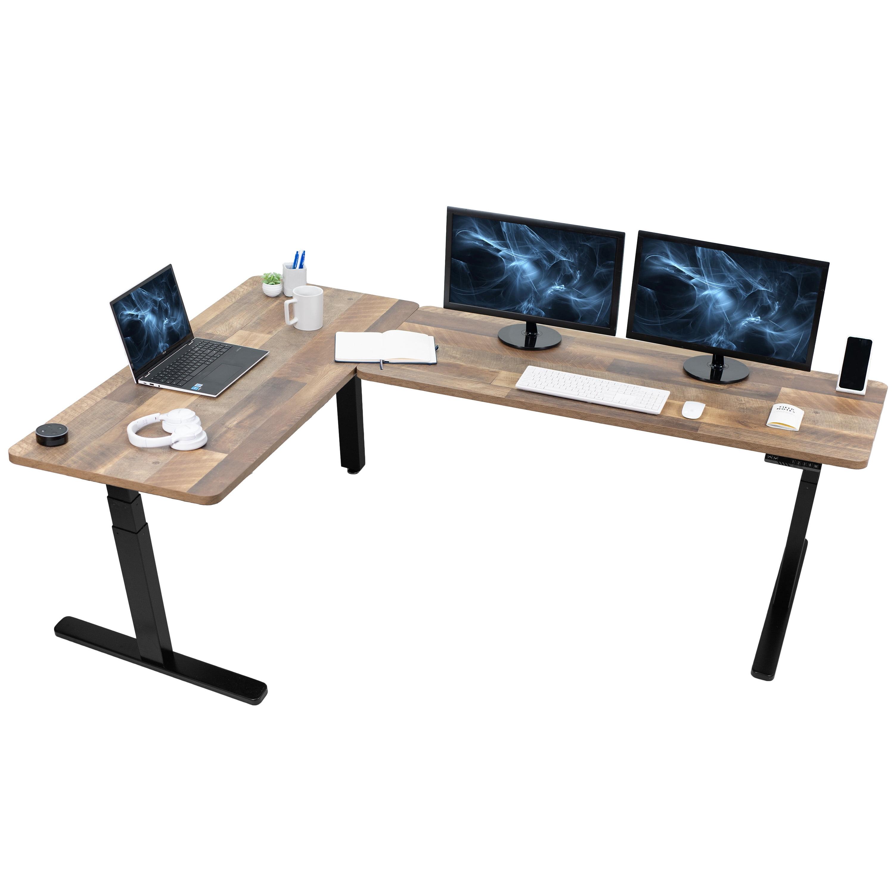 Vivo Electric 83" x 60" Stand Up Corner Desk