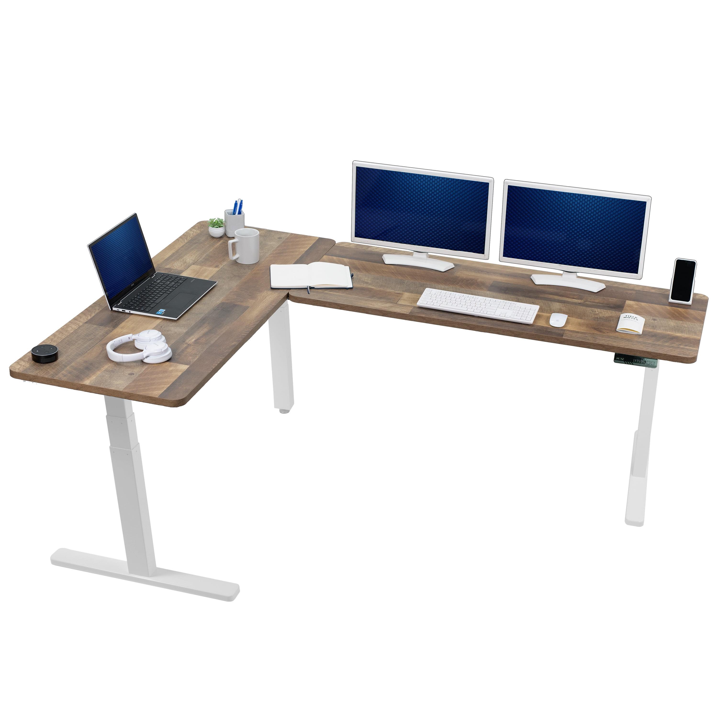 Vivo Electric 83" x 60" Stand Up Corner Desk & Reviews | Wayfair