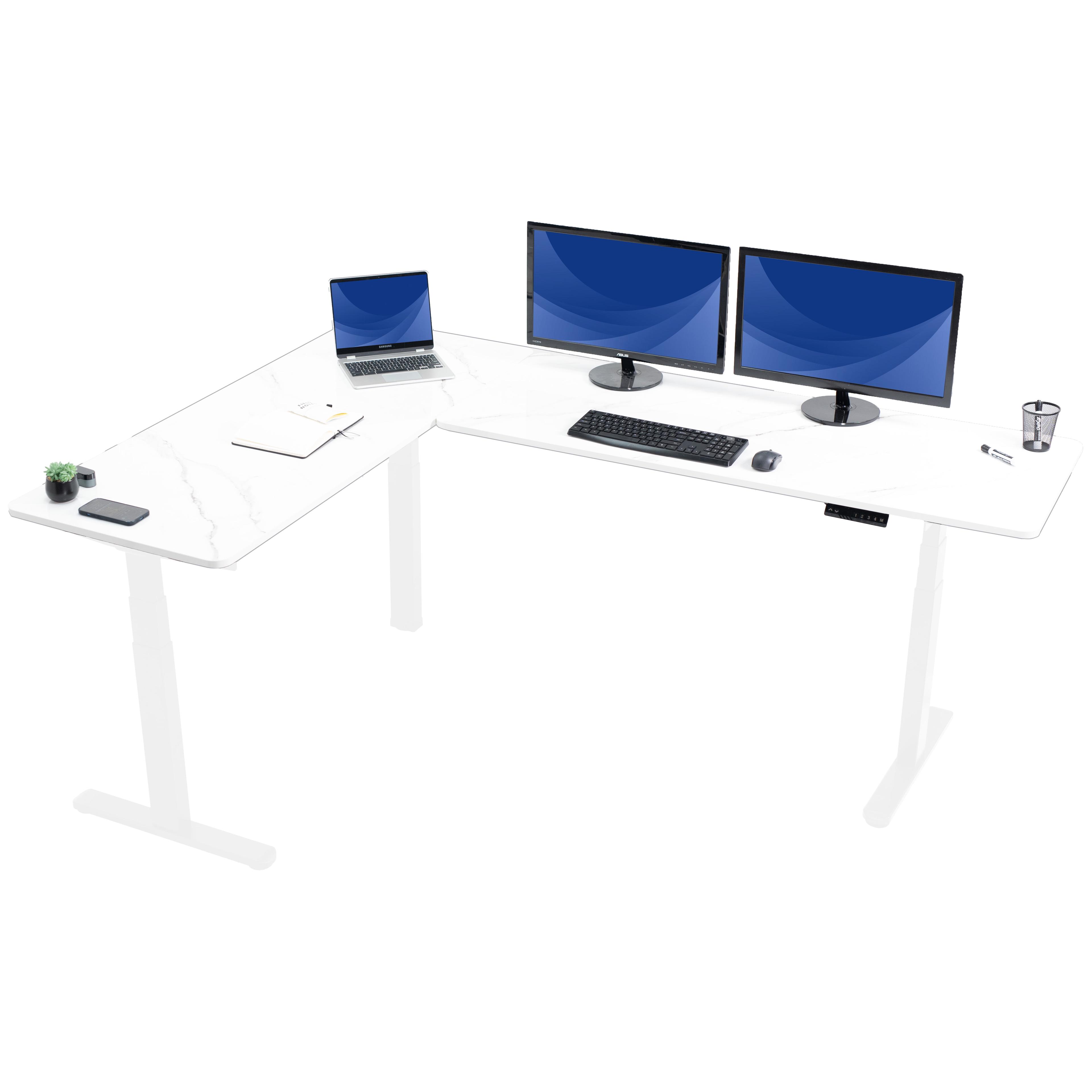 Electric 83" x 60" Stand Up Corner Desk