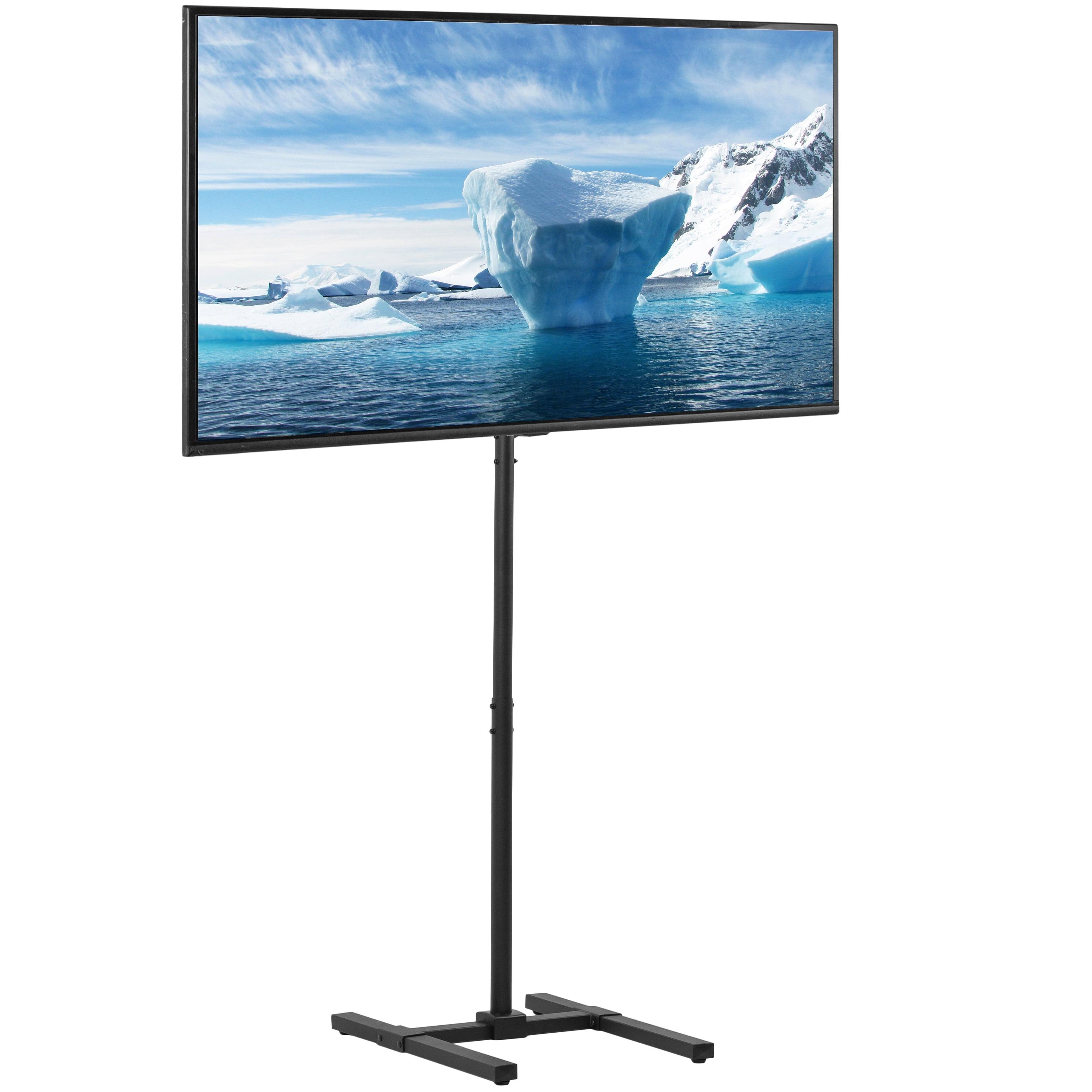 Extra Tall Black Adjustable TV Floor Stand for 13" to 65" Screens