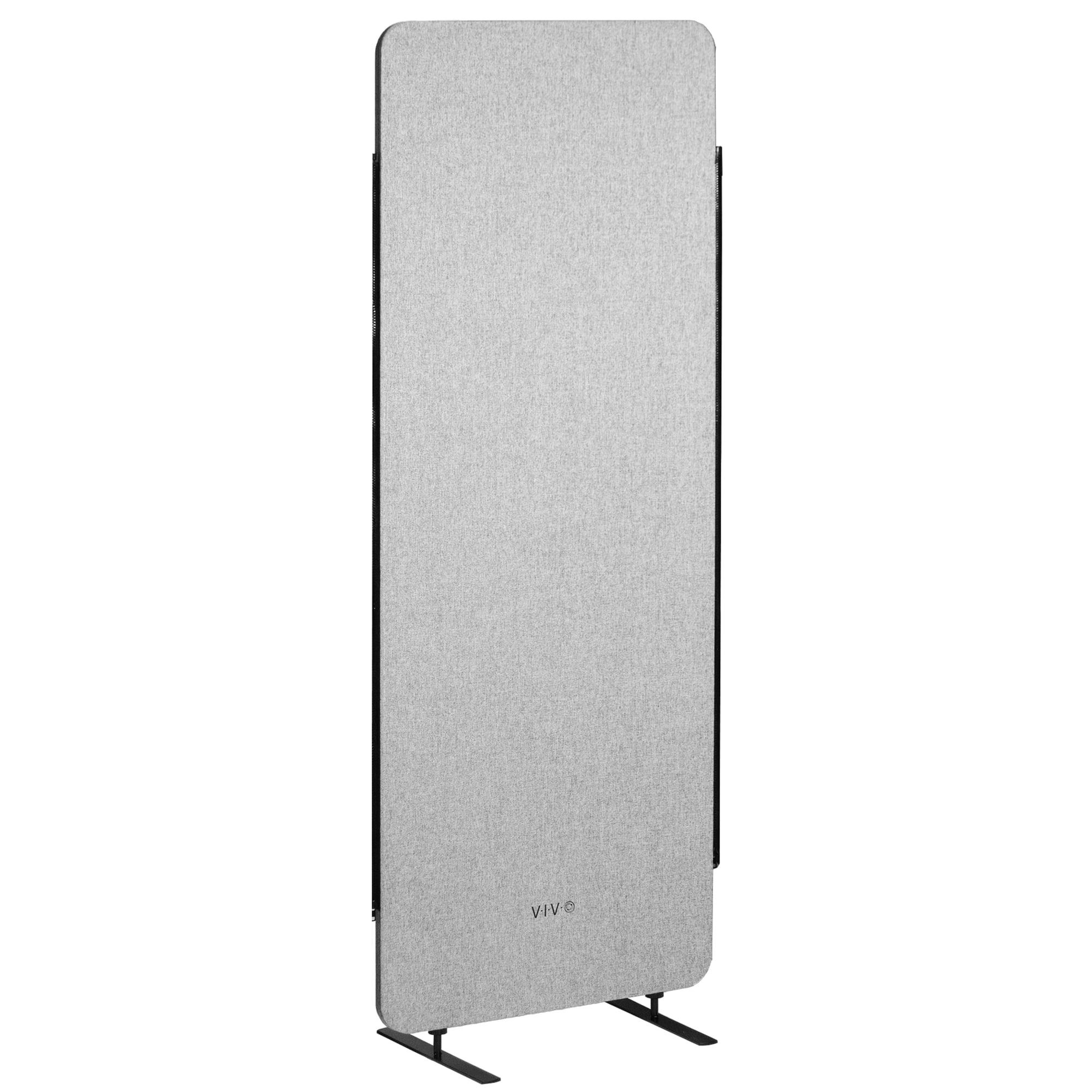 Gray Freestanding 24 x 66 Inch Privacy Panel Room Divider