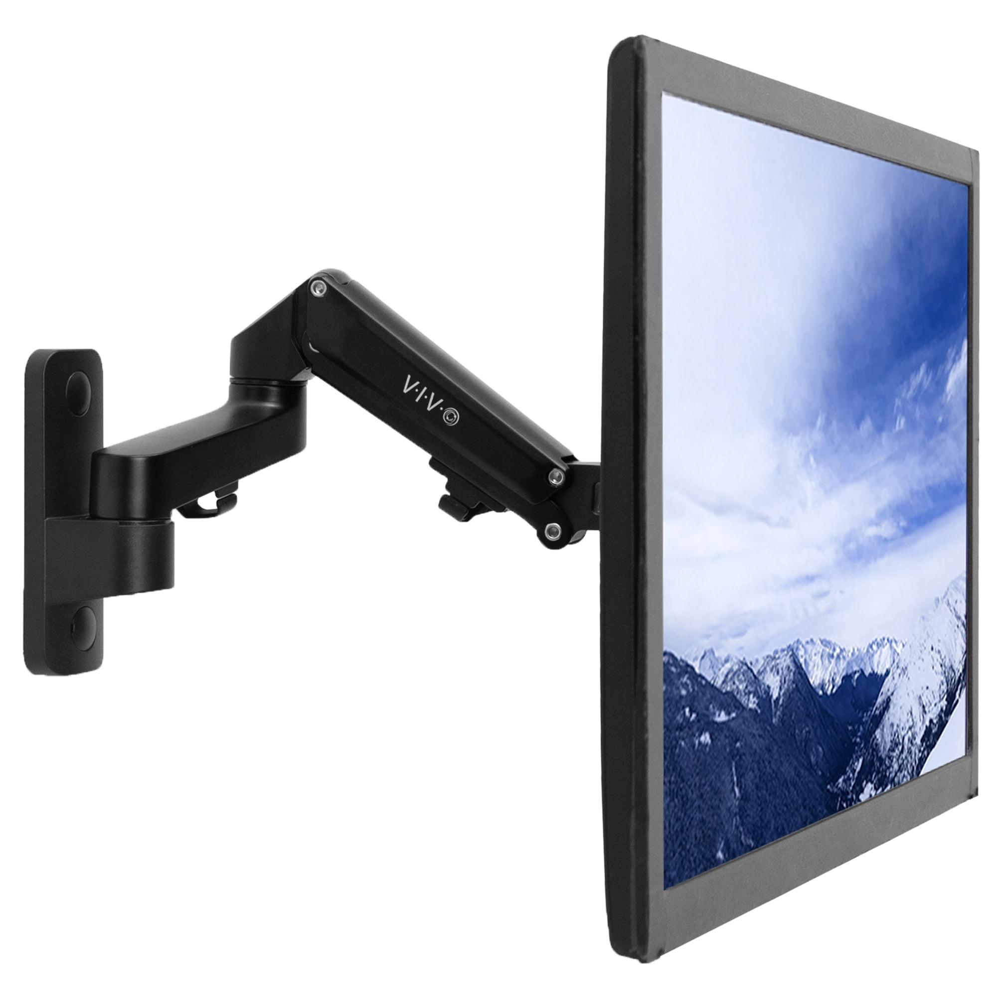 Vivo Premium Aluminum Single Monitor Wall Mount