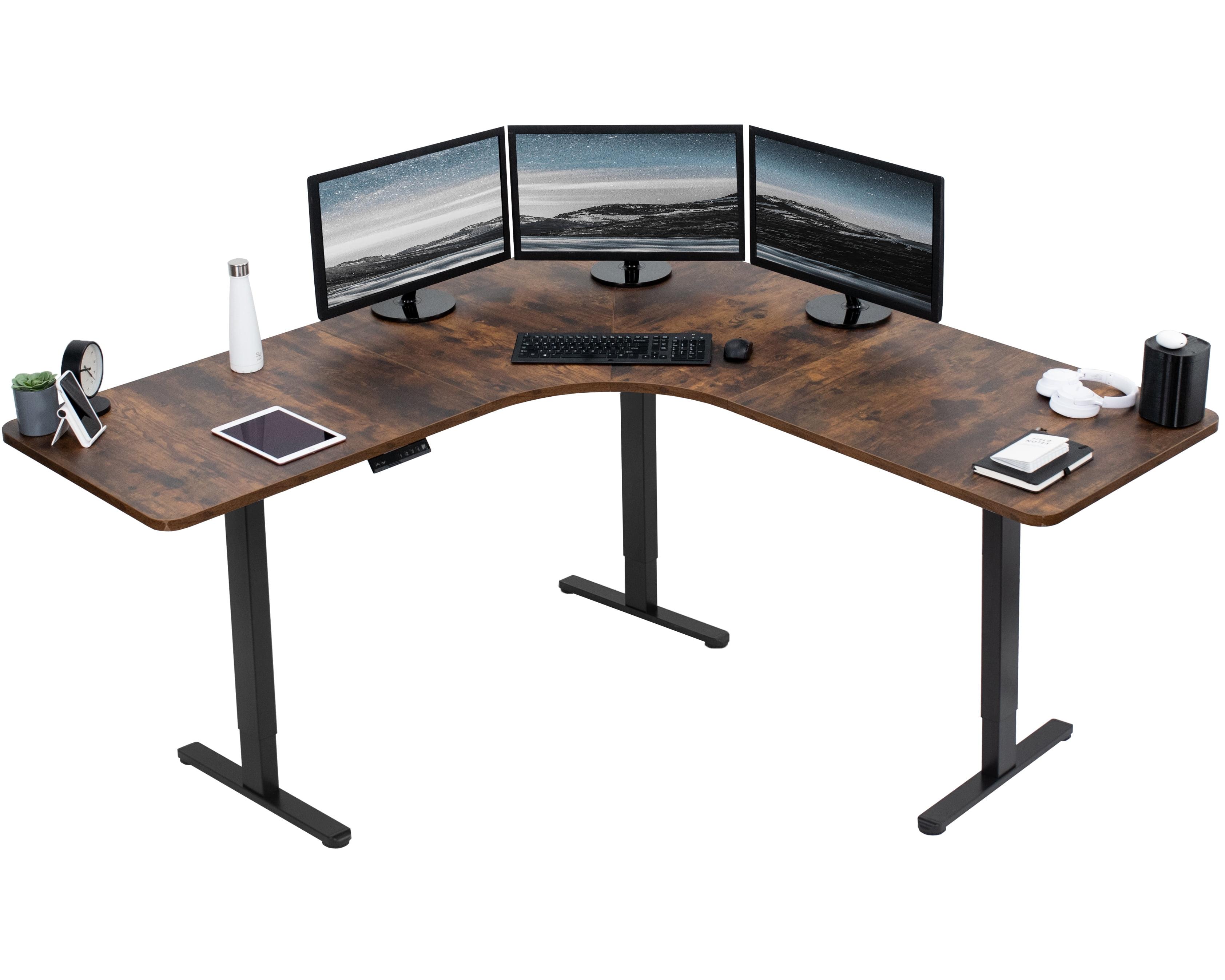 Vivo VIVO Electric 71" x 71" Curved Corner Stand Up Desk (E3CB2 Series)