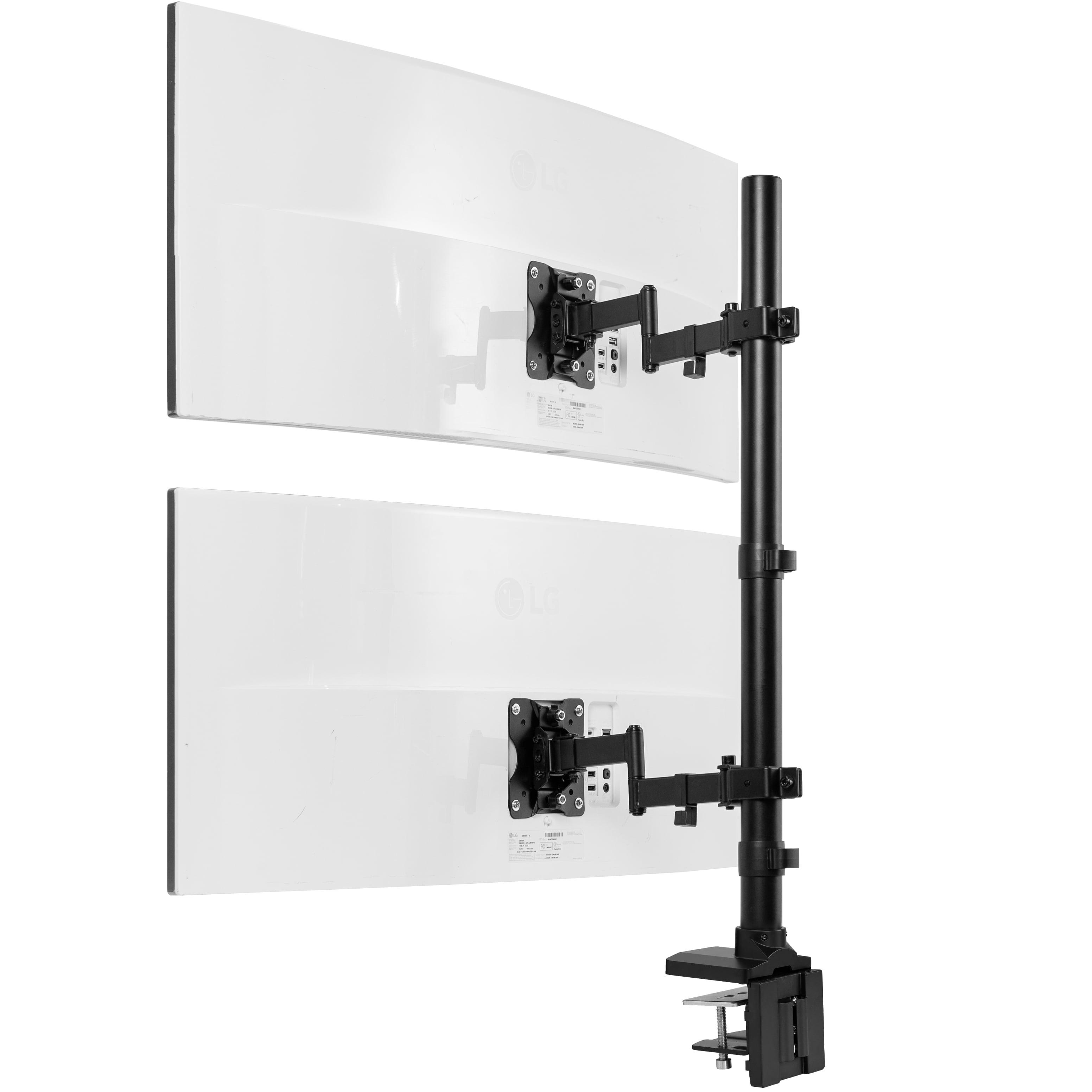 VIVO Ultra Wide Dual Monitor Mount, Extra Tall Stand, Fits up to 43" Screens