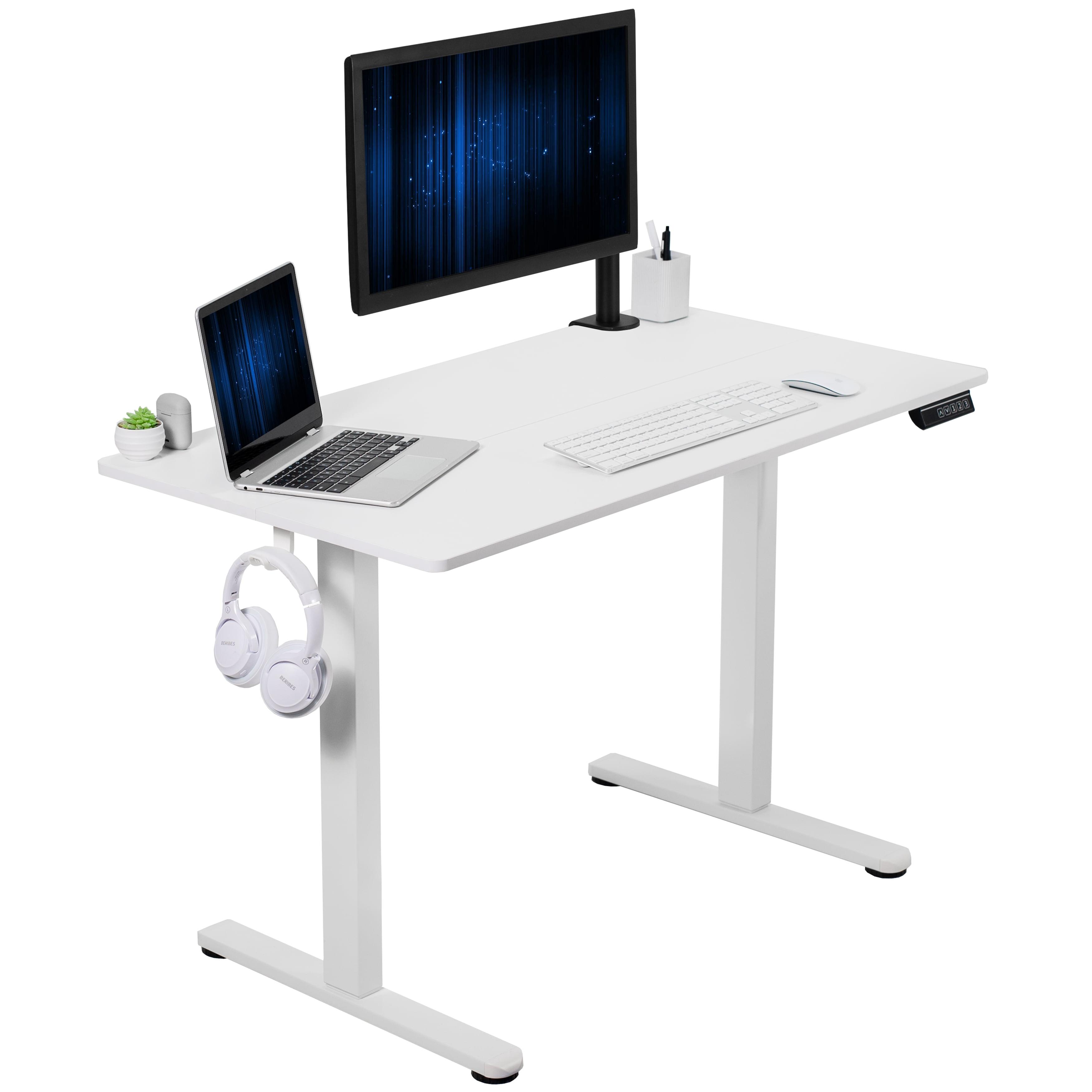 VIVO Electric 44"x 24" Sit Stand Desk, Height Adjustable Workstation (E144B series)