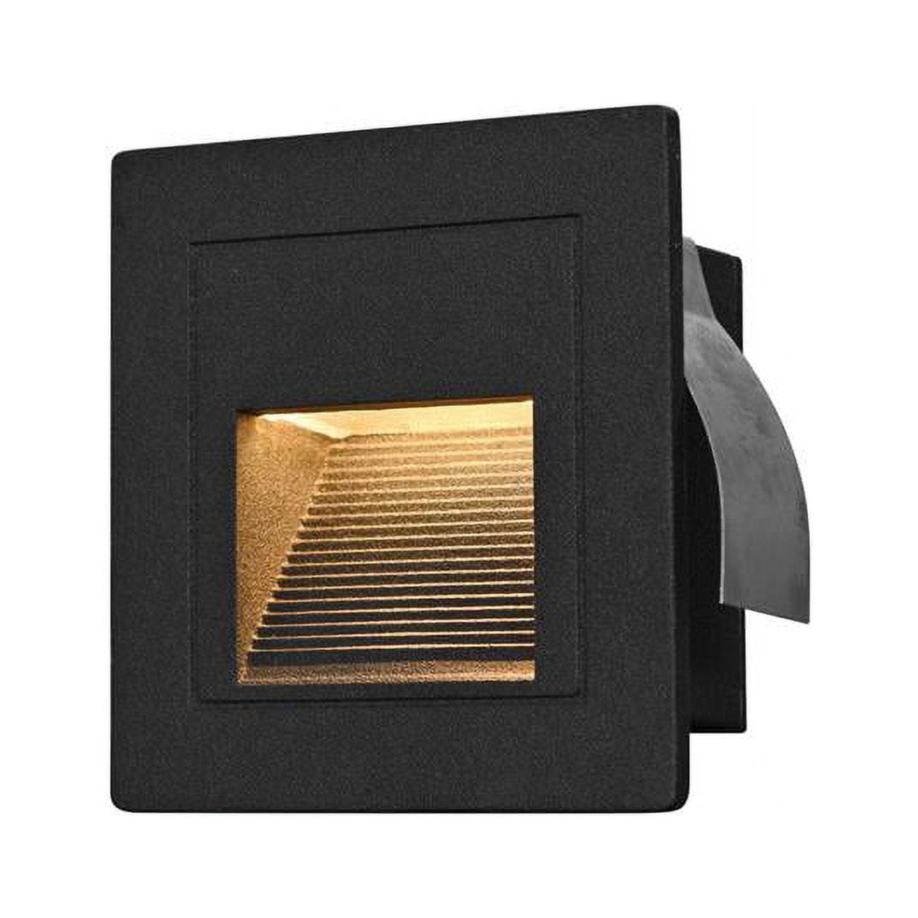 Matte Black Aluminum LED Outdoor Step Light