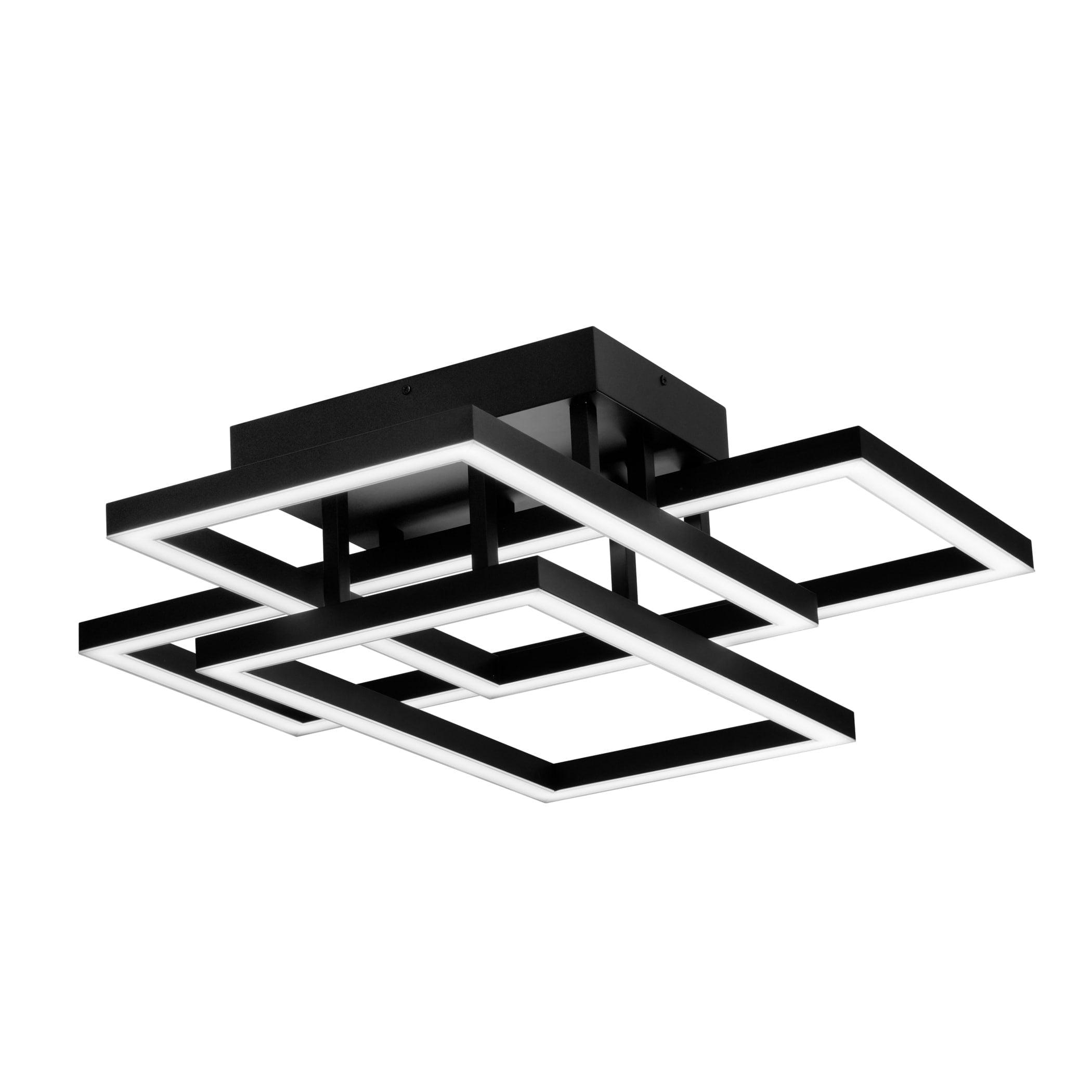 Radium 28-in Integrated LED Rectangular ETL Certified Semi Flush Ceiling Light