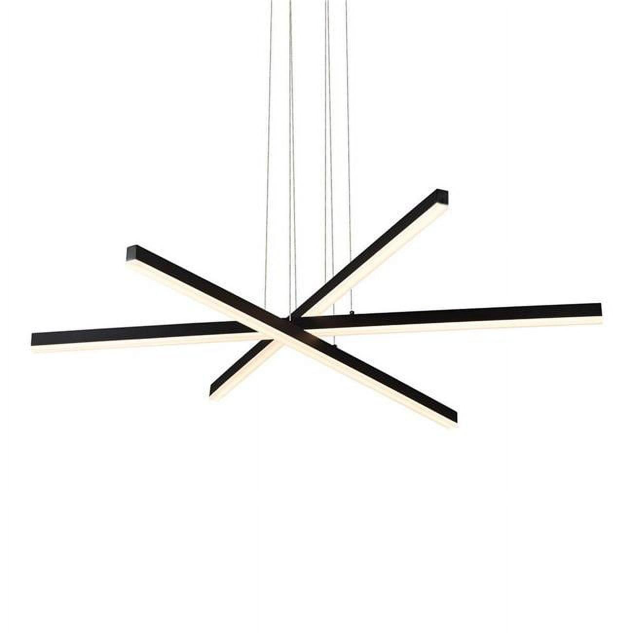 Sirius 40" Black Aluminum LED Pendant Light