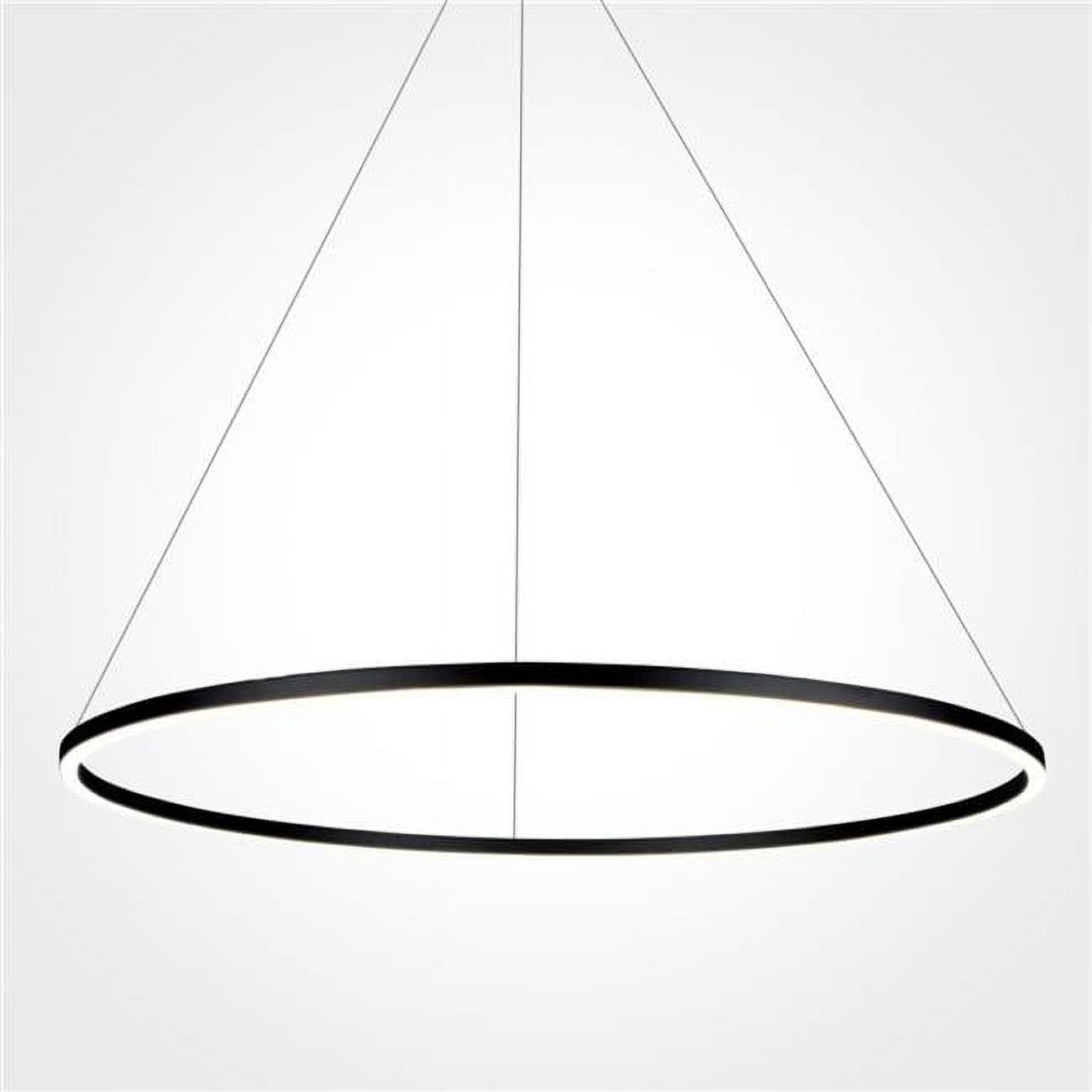 Tania Integrated LED Pendant ETL Certified Height Adjustable Circular Ring Chandelier