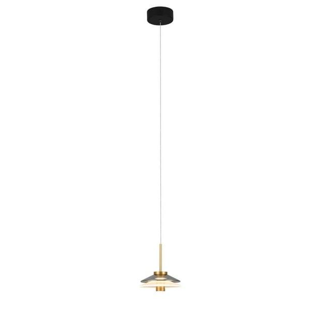 Verona 7-in 100-277V 1-Light ETL Certified Integrated LED Height Adjustable Cone Pendant Lighting