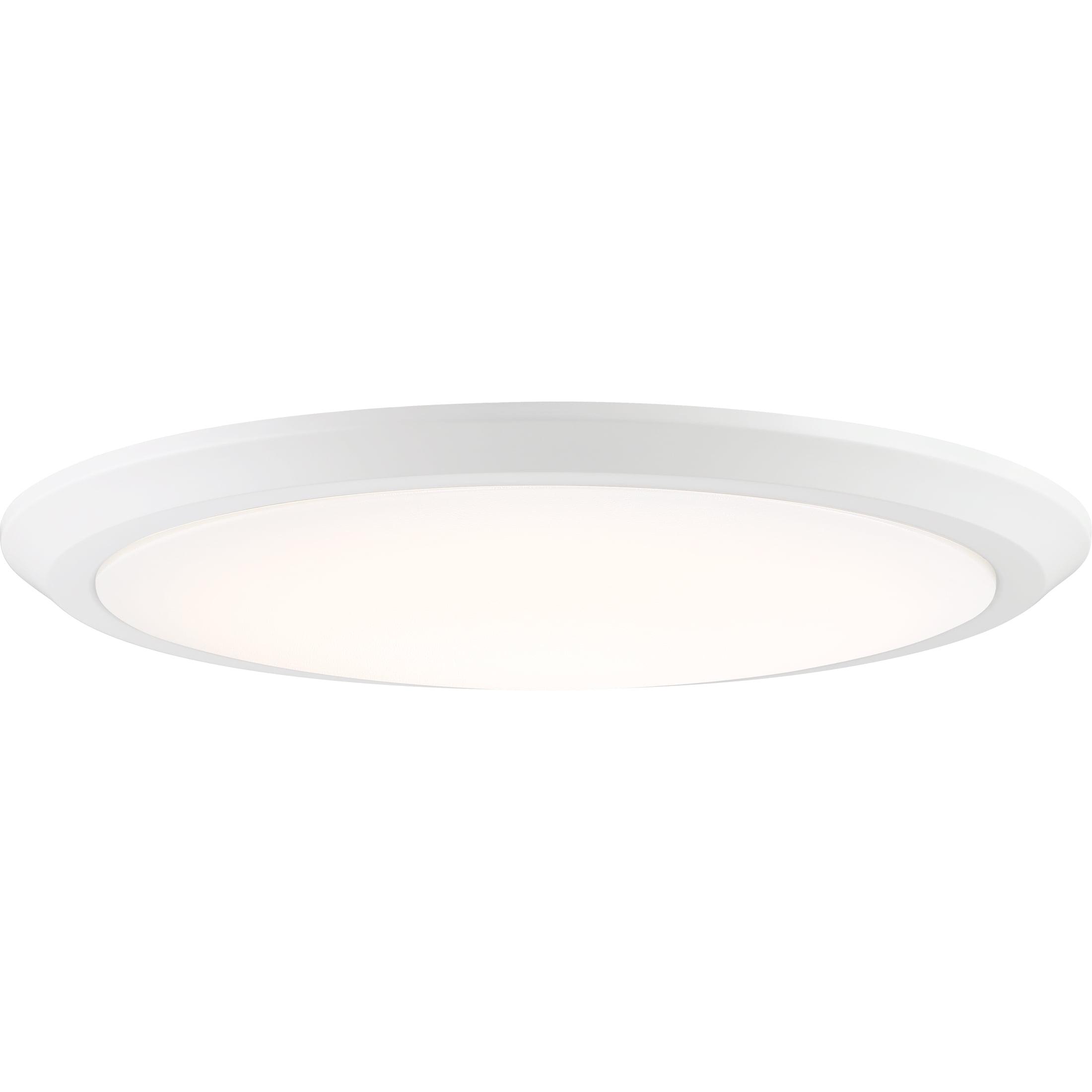 Fresco White 20" LED Flush Mount with Acrylic Shade