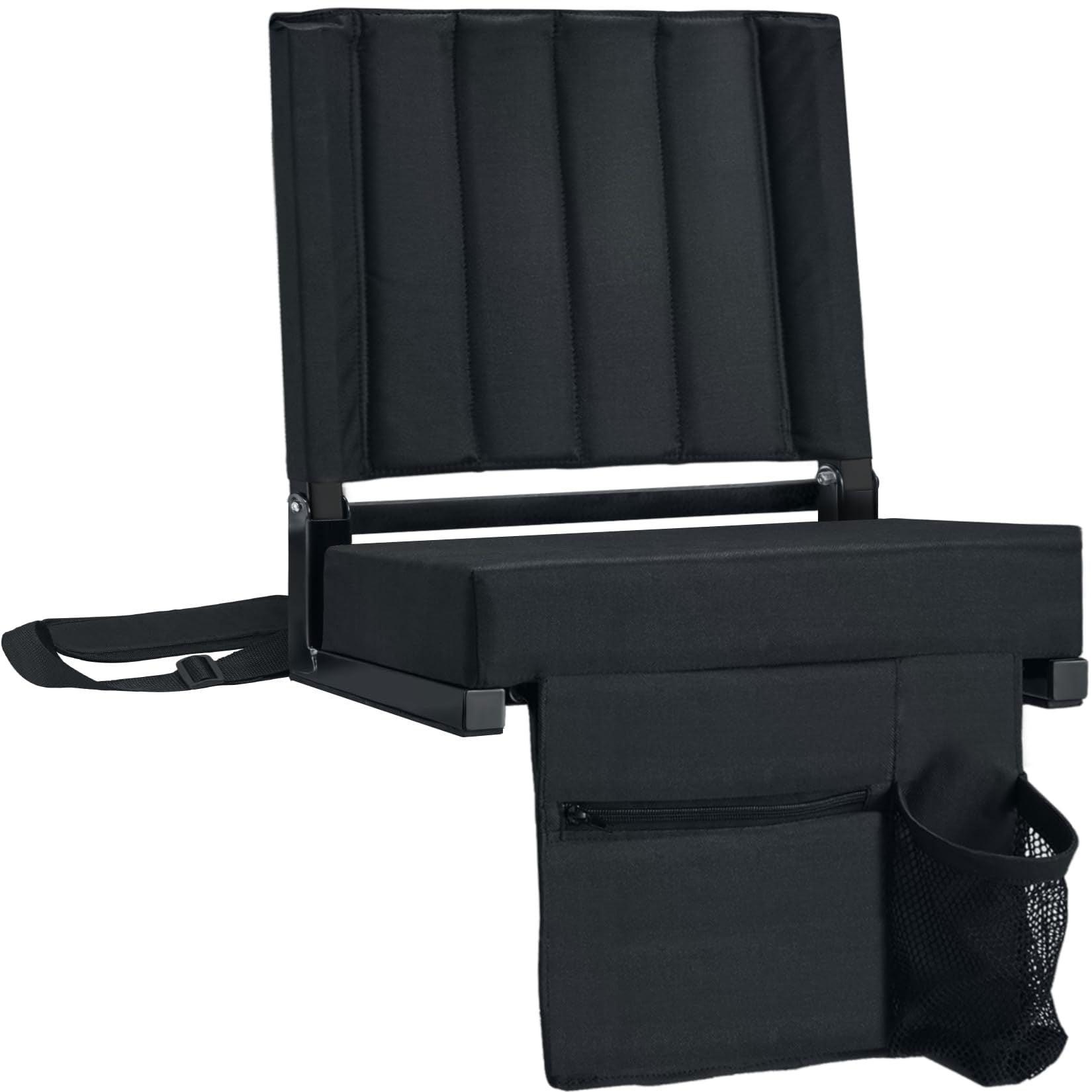 Bridgetta Folding Stadium Seat with Cushions