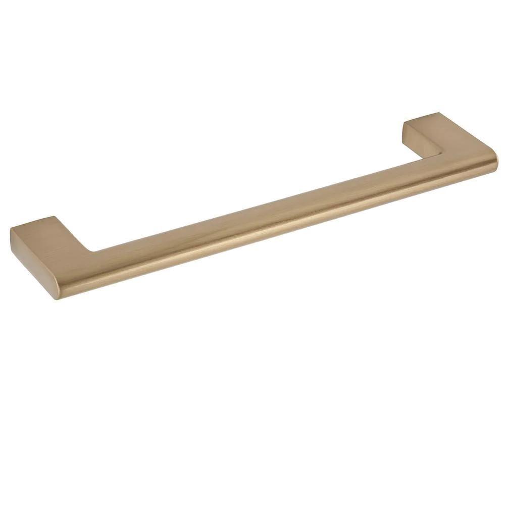 Vail 6-Inch Satin Brass Cylindrical Bar Pull