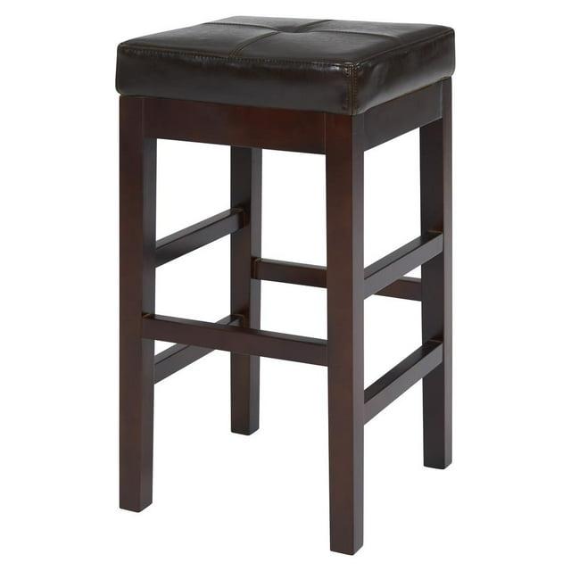 New Pacific Direct Valencia Backless Bicast Leather Counter Stool