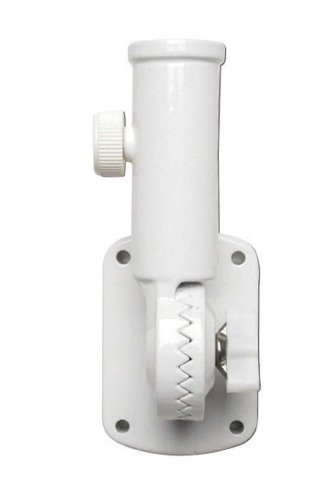 Valley Forge 11 in. White Aluminum Multi-Position Flag Pole Bracket