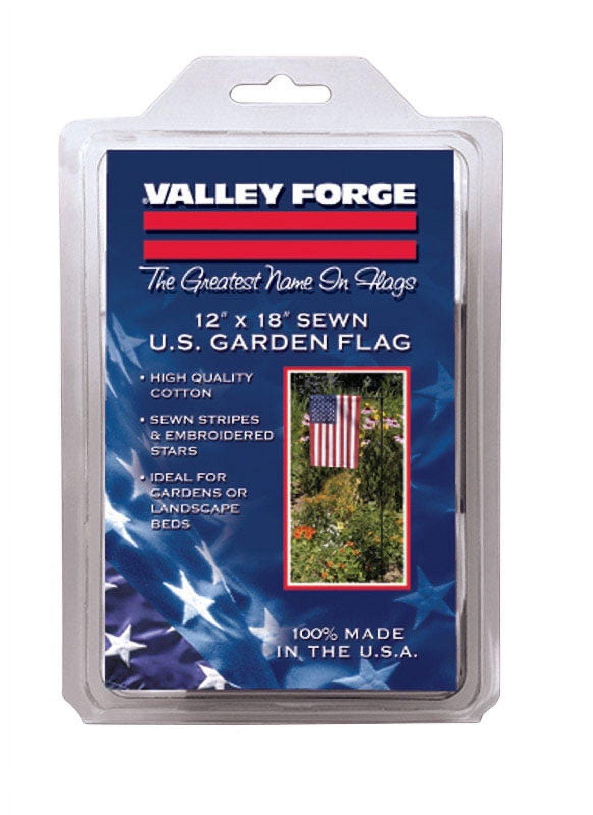 Valley Forge 11" x 15" Multicolored American Garden Flag