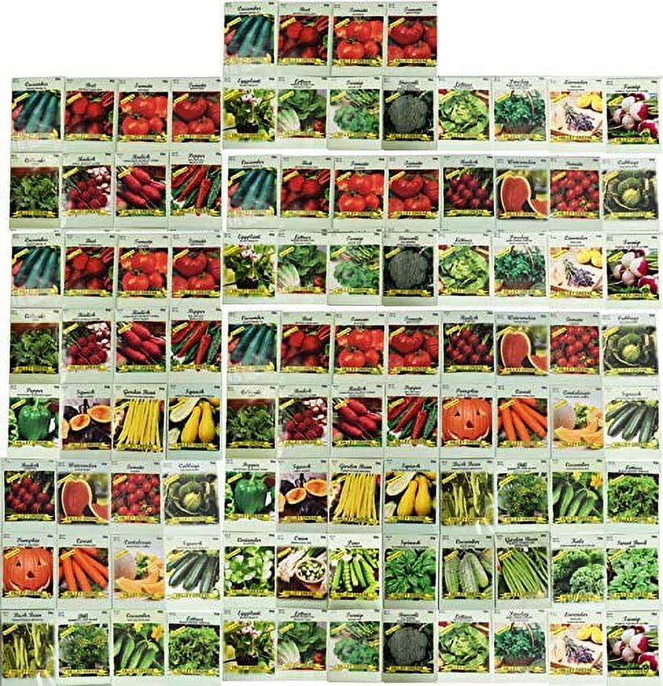 Valley Greene Assorted Heirloom Vegetable Plant Seeds (100 Pack), Non-GMO