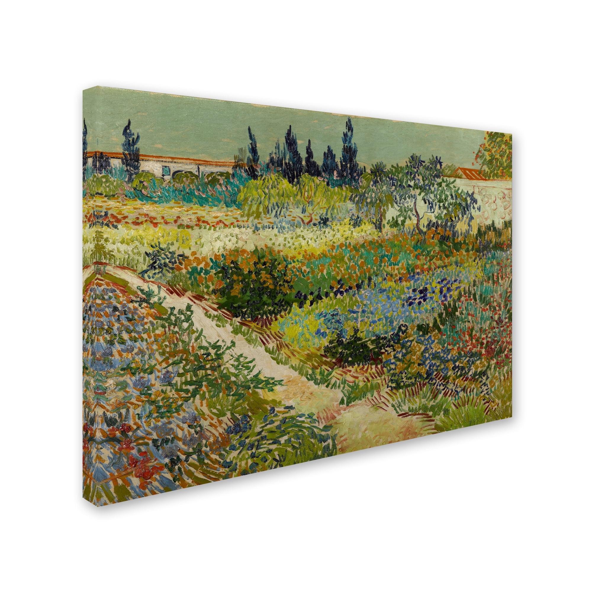 Vincent Van Gogh Garden at Arles Canvas Art 24'' x 32''