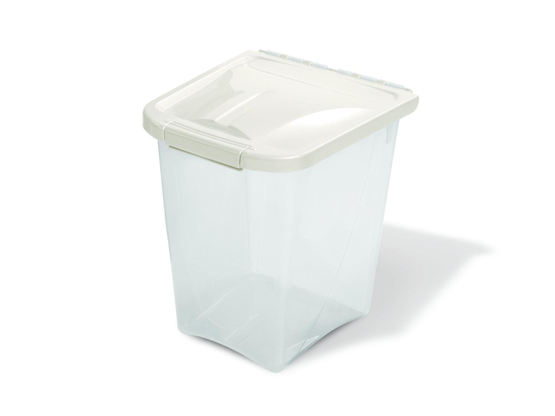 Van Ness 10 lb Clear Plastic Airtight Pet Food Container