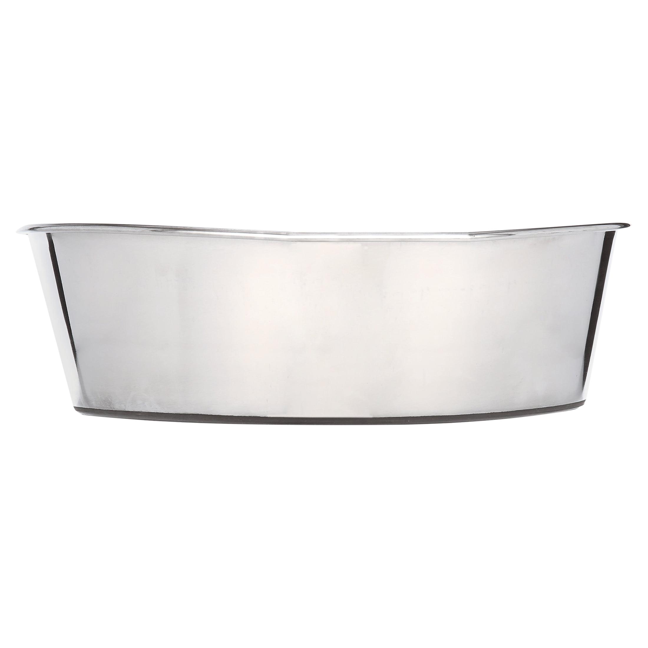 Large Stainless Steel Non-Skid Dog Bowl, 96oz