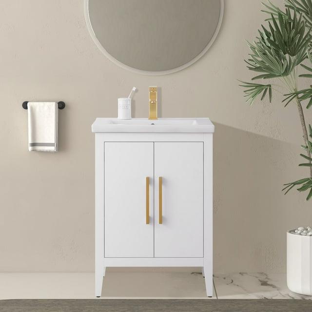 24" Single Bathroom Vanity Set