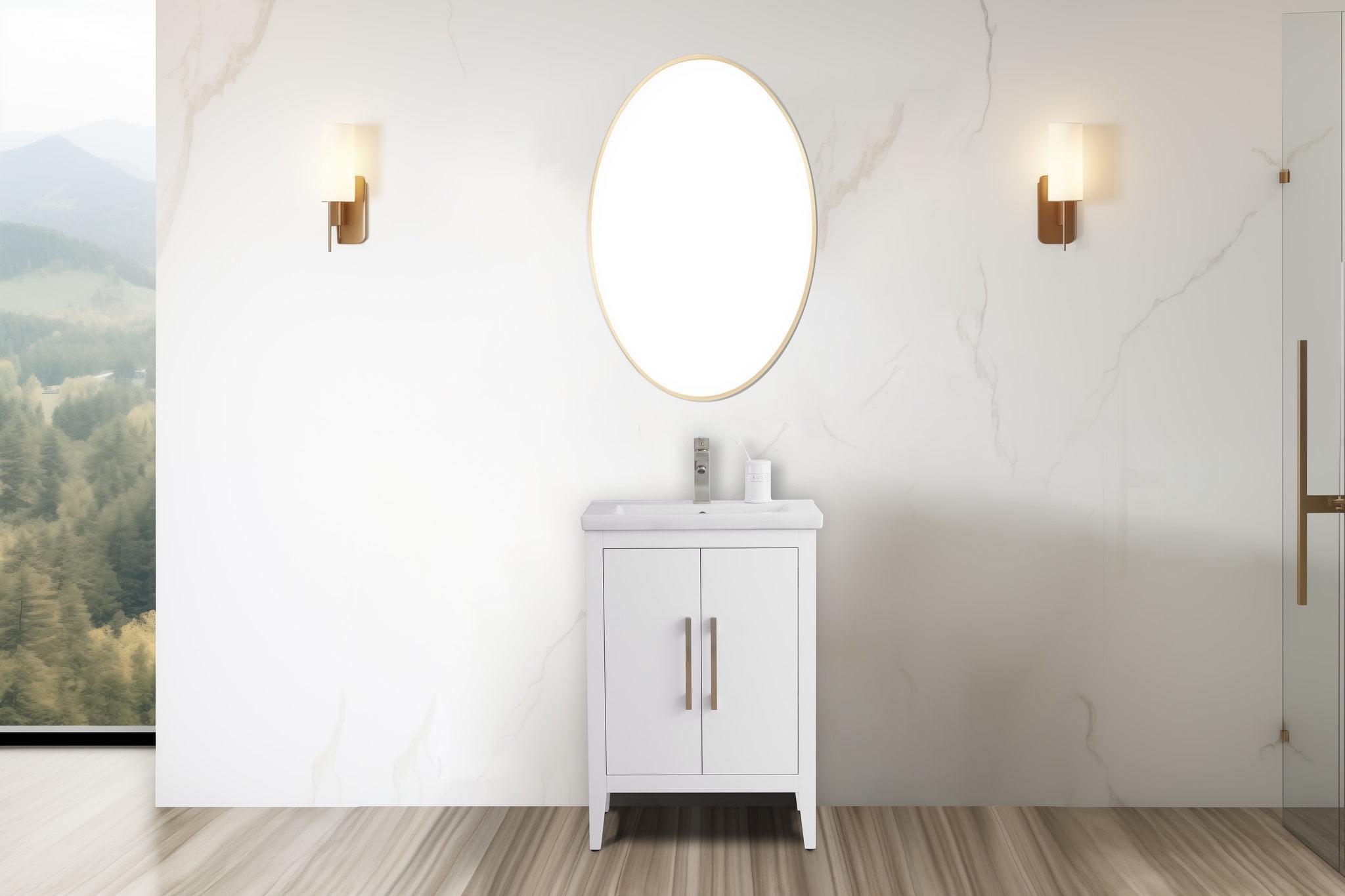 24" Single Bathroom Vanity Set