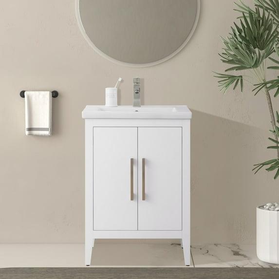 24" Single Bathroom Vanity Set