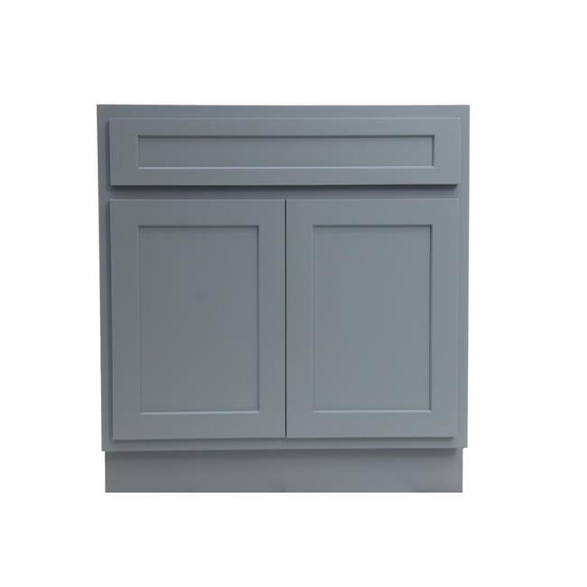 Gray Birchwood 30'' Single Freestanding Bathroom Vanity