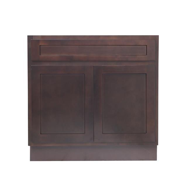 Home Beyond 36'' Single Bathroom Vanity Base Only in Brown