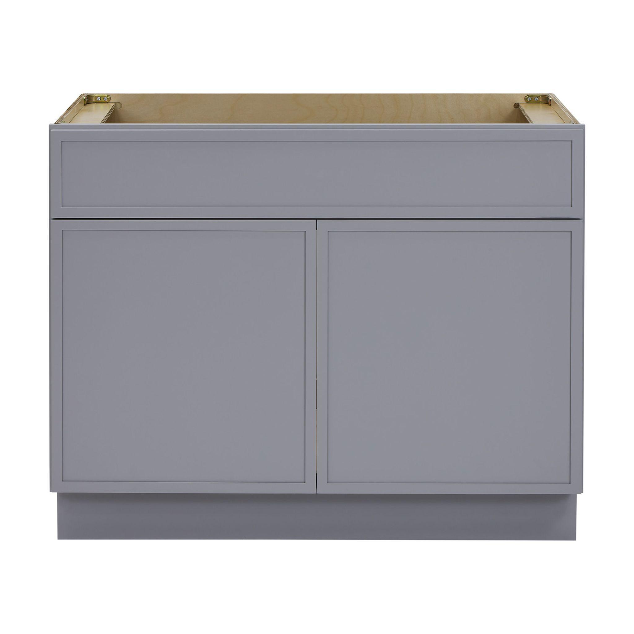 39" W Birch Plywood Freestanding Single Base Storage Cabinet with Soft Close Door