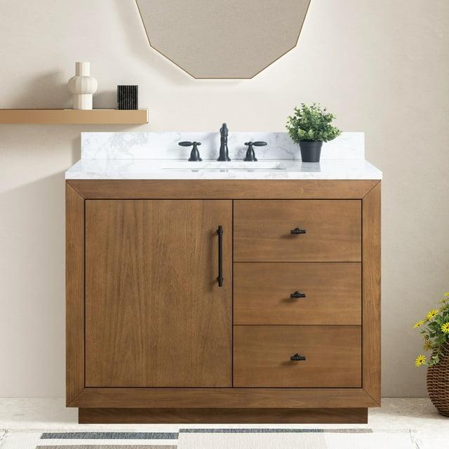 42" Single Bathroom Vanity Set