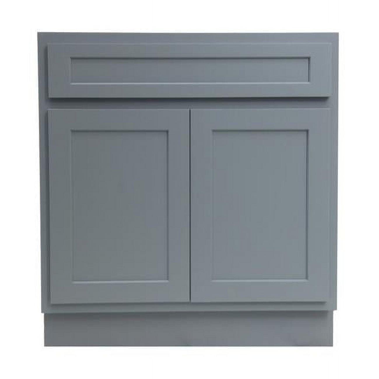 Vanity Art VA4039G Vanity Cabinet with Knockdown, Gray - 39 x 21 x 32.5 in.