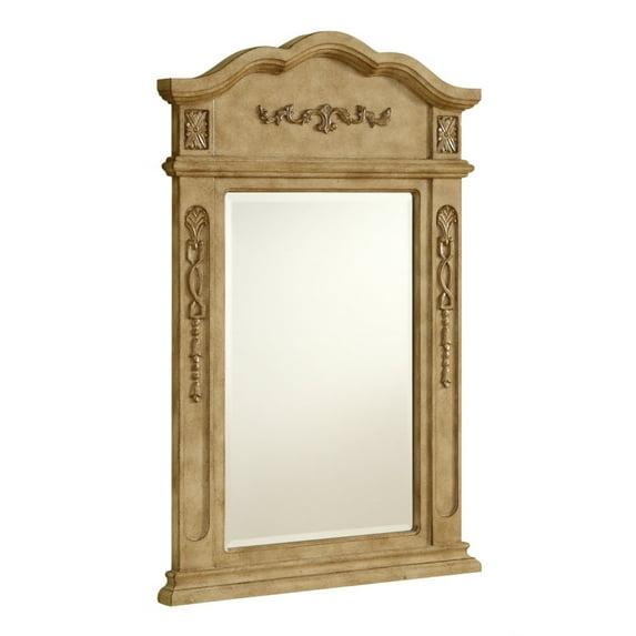 Vanity Mirror 24" x 36" Antique Beige
