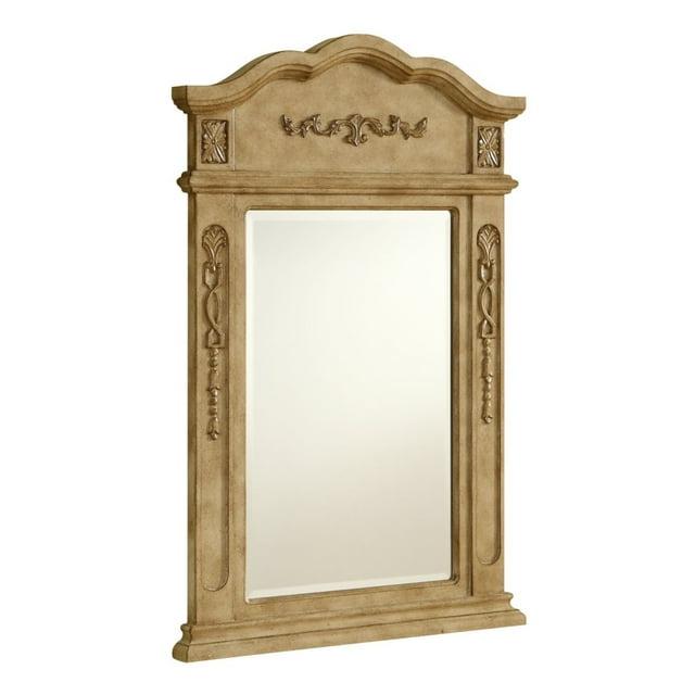 Vanity Mirror 24" x 36" Antique Beige