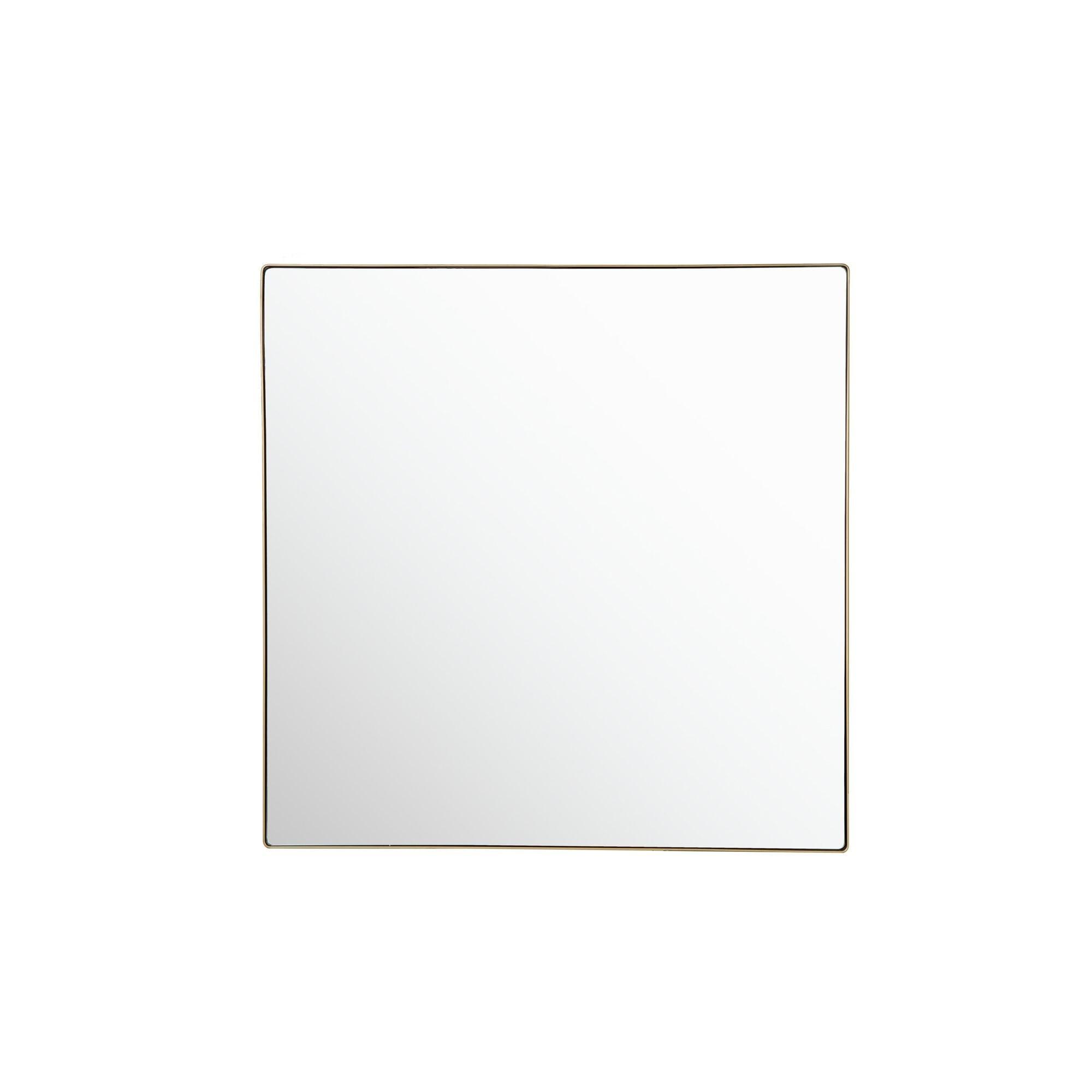 Silerton Metal Square Mirror