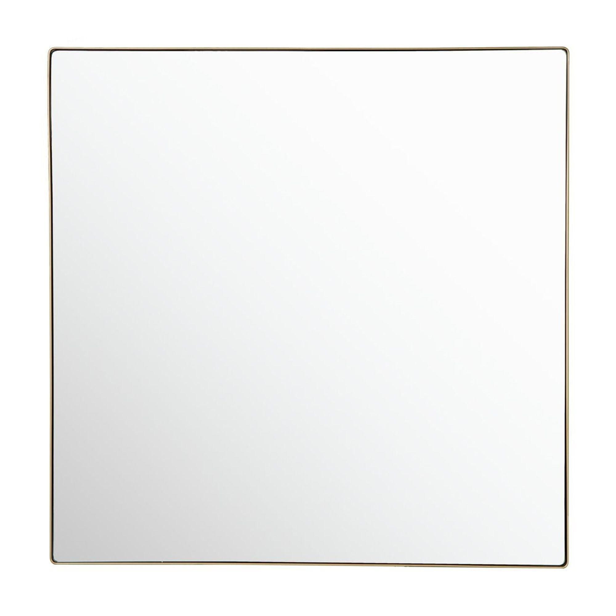 Silerton Metal Square Mirror