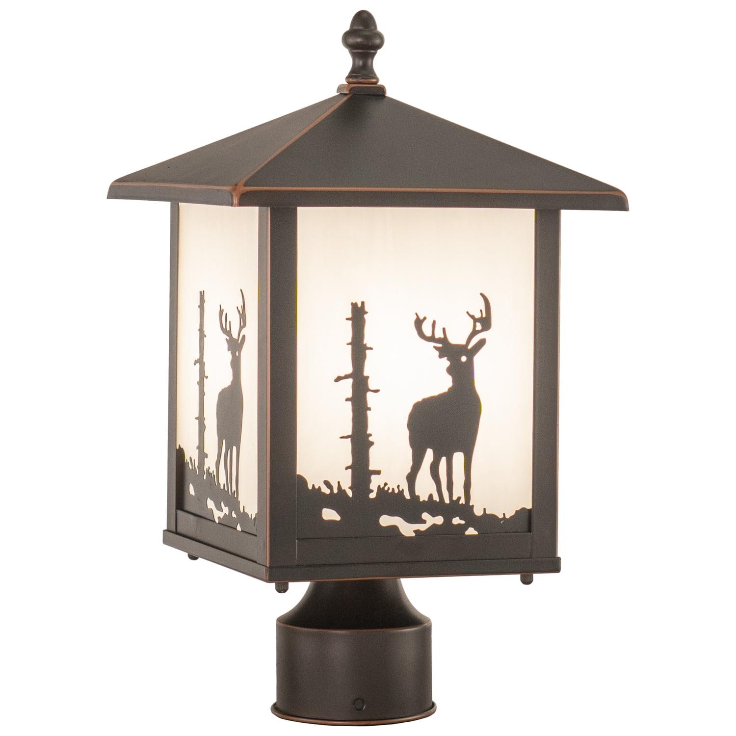 Vaxcel Bryce 1 - Light Post Light in  Burnished Bronze