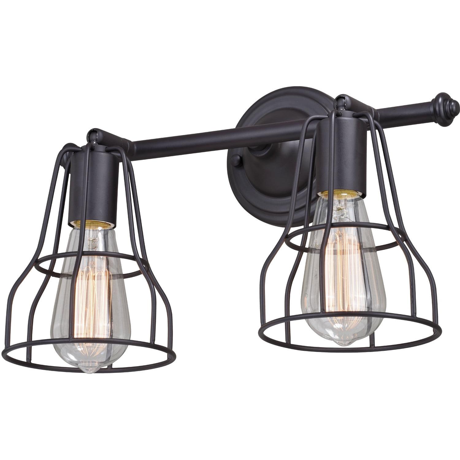 Urban Loft 14'' Bronze Adjustable Bell-Shaped Vanity Light