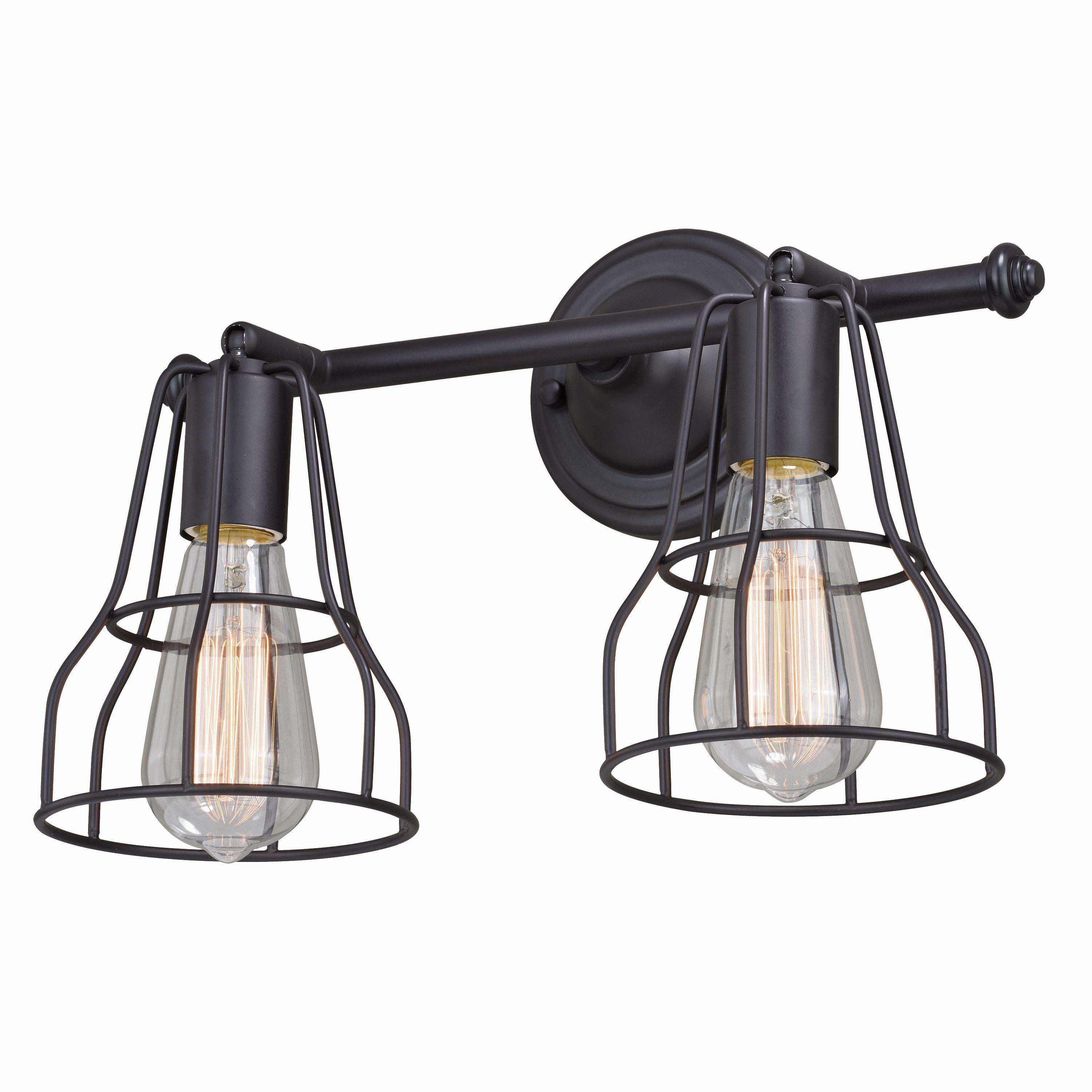 Urban Loft 14'' Bronze Adjustable Bell-Shaped Vanity Light