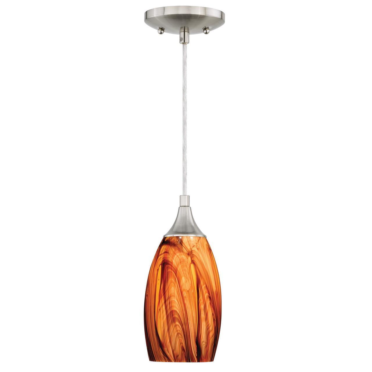 Vaxcel Milano 1 - Light Pendant in  Satin Nickel