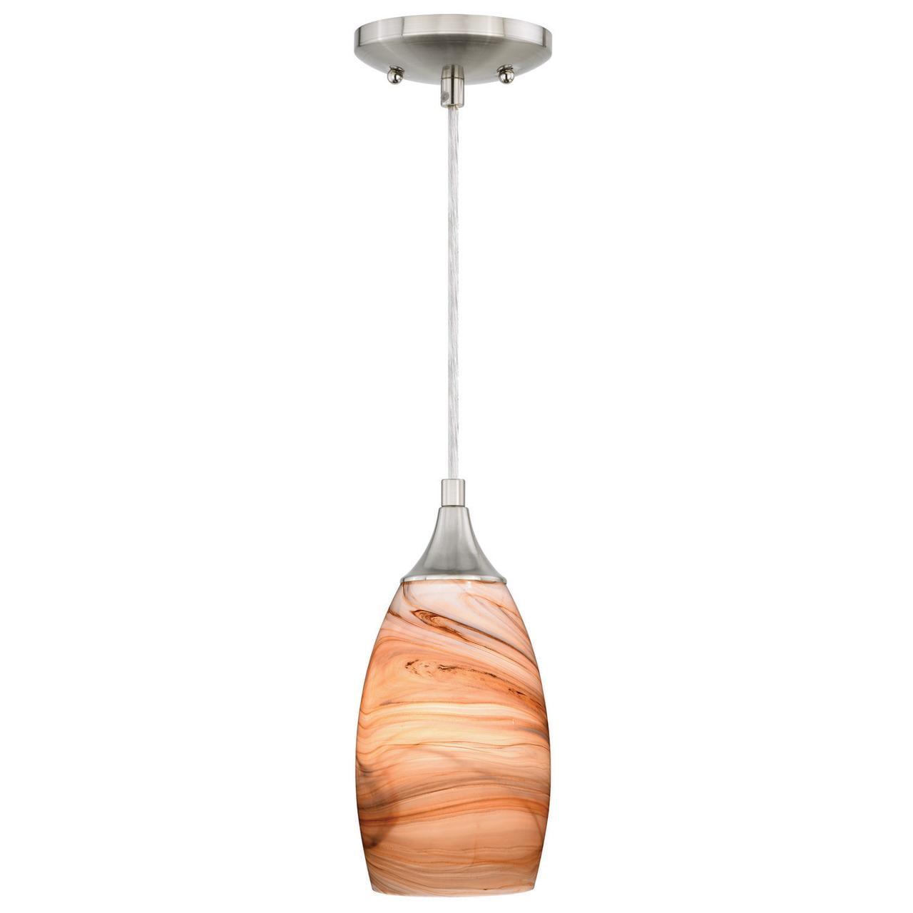 Vaxcel Milano 1 - Light Pendant in  Satin Nickel